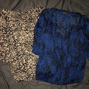 Express Sheer blouses